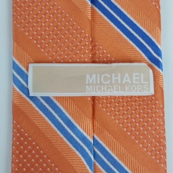 Michael Michael Kors Striped Silk Tie - Picture 2 of 5